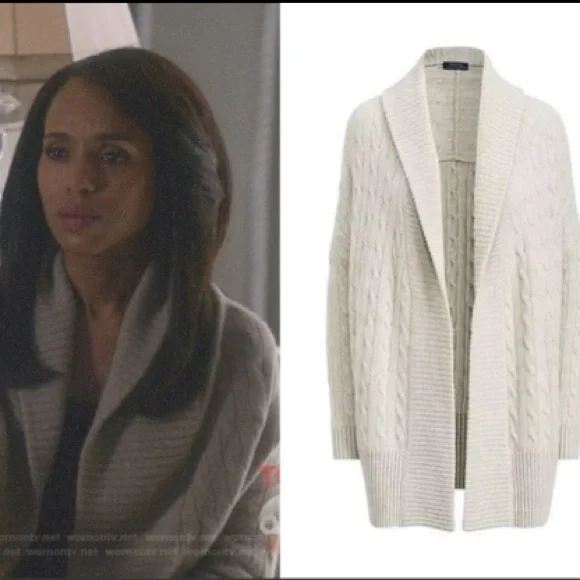 Polo Ralph Lauren Cashmere Shawl Open Cardigan XS - Picture 4 of 5